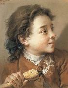 Francois Boucher Boy holding a Parsnip China oil painting reproduction